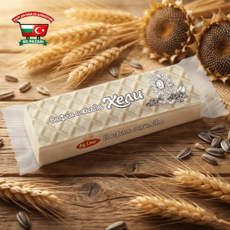 Helva Dolgulu Beyaz Çikolata Kaplı Gofret